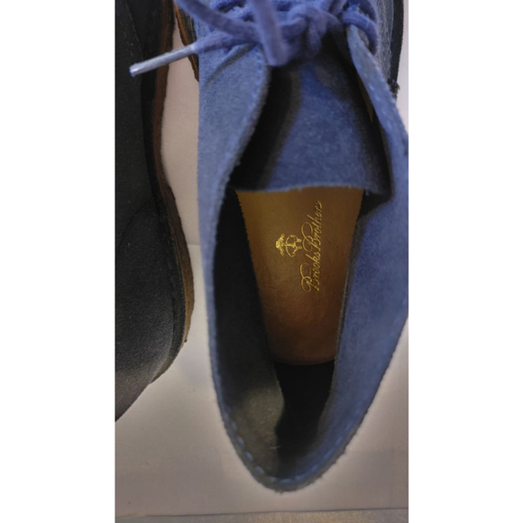 Brooks Brothers Mens Blue Suede Chukka Lace ups Size 8 - Picture 7 of 7